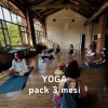 Yoga - pacchetto 3 mesi | 1 volta a settimana